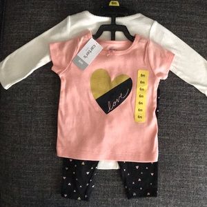 Baby girl outfit set
